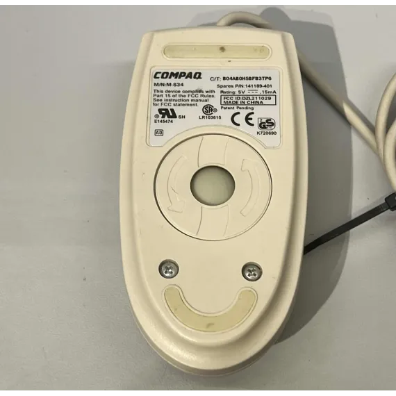 Compaq PS/2 Ballmus – Original Retro Mus (M/N: M-S34)