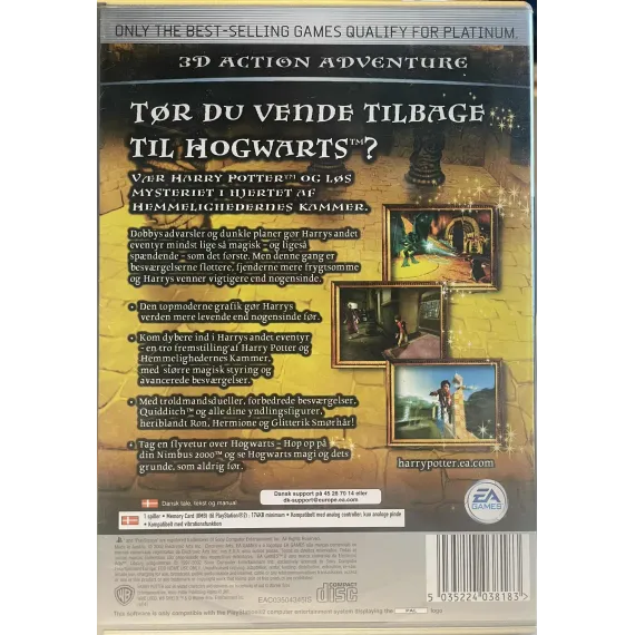 Harry Potter og Hemmelighedernes Kammer (Platinum)