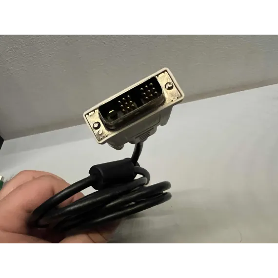 DVI-D kabel (1–1,5 m) – svart/hvit