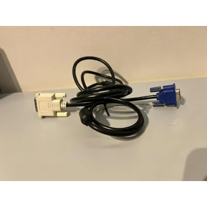 DVI-A til VGA kabel (ca. 1–1,5 m)