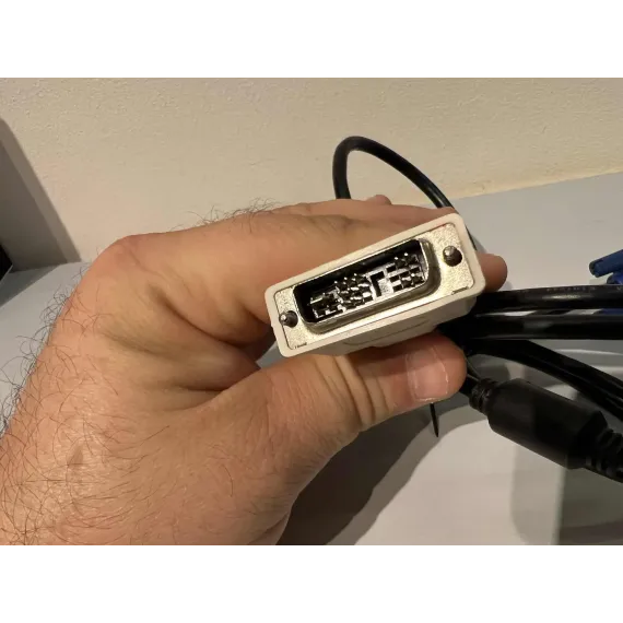 DVI-A til VGA kabel (ca. 1–1,5 m)