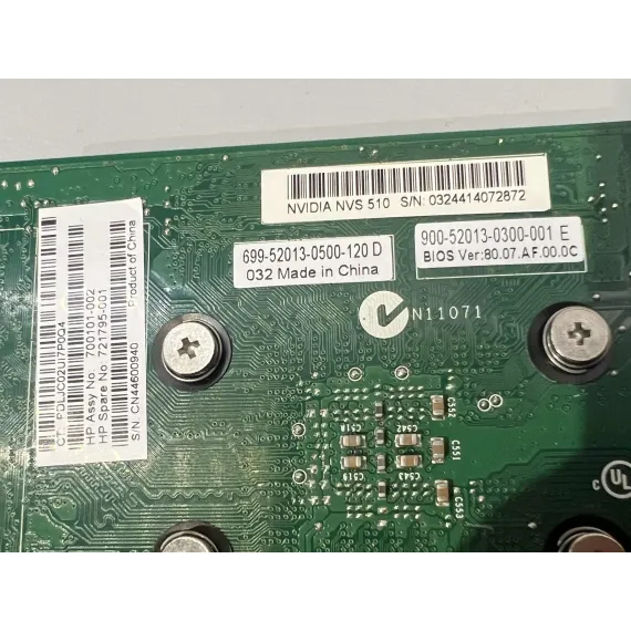NVIDIA NVS 510 – 2GB GDDR3 Grafikkort (4x Mini DisplayPort)