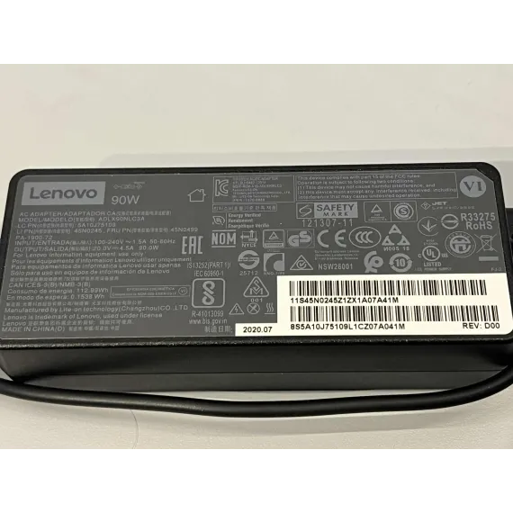 Lenovo 90W Original Lader (ADL90NLC3A – Slim Tip)