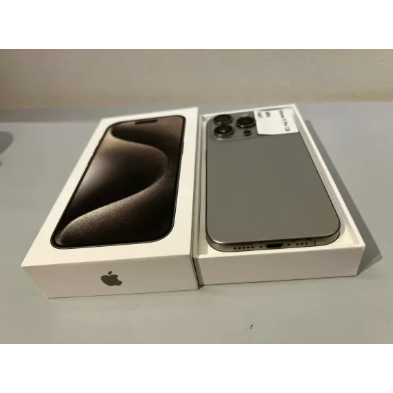 iPhone 15 Pro 128 GB – Natural Titanium (Grad A/B)