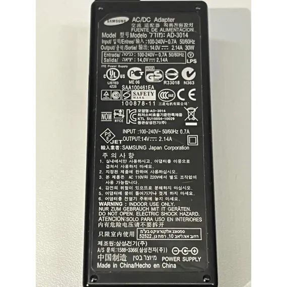 Samsung Strømforsyning – 14V 2.14A (AD-3014)