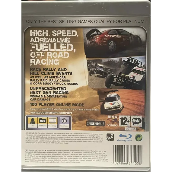 Colin McRae: DiRT (Platinum)