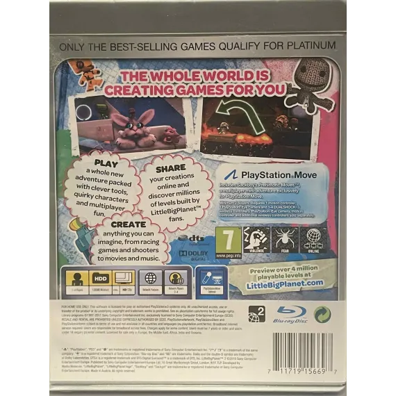 LittleBigPlanet 2 (Platinum)