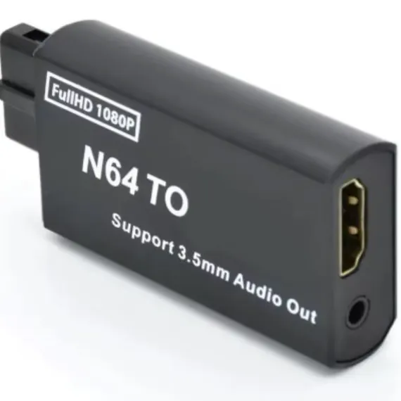 HDMI-adapter for Nintendo N64 / SNES / GameCube – 720p Sammendrag
