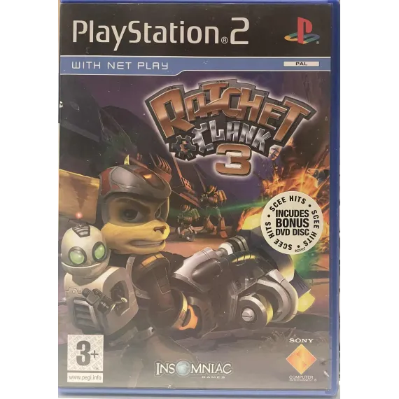 Ratchet & Clank 3 med bonus disc
