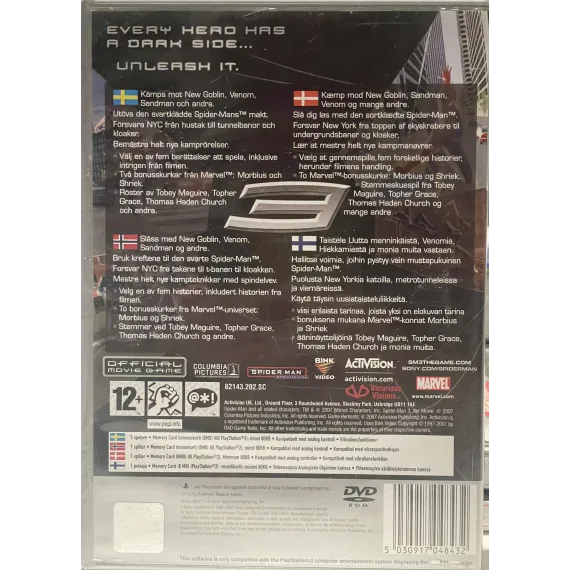 Spiderman 3 [platinum]