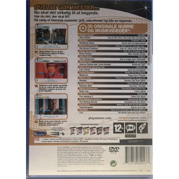 SingStar Legends dansk