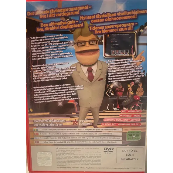 Buzz The Music Quiz (engelsk tale)