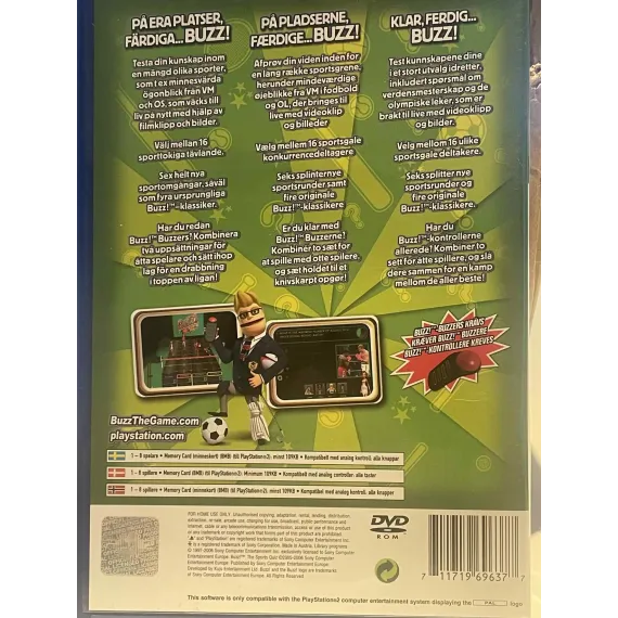 Buzz The Sports Quiz (engelsk tale)