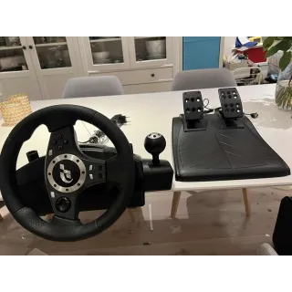 Logitech Driving Force Pro – ratt og pedaler til PlayStation 2 / 3 og PC