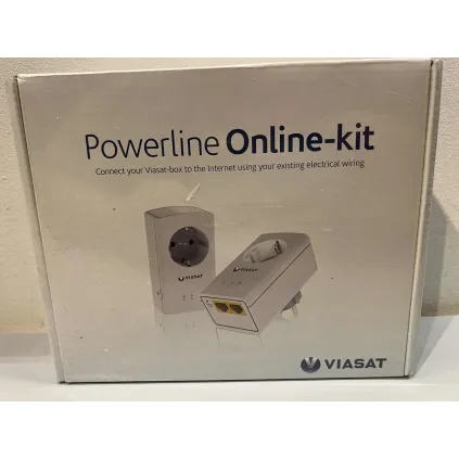Viasat Powerline Online-kit (Netgear XAVB5622S-1VSNDS) – Ny i eske
