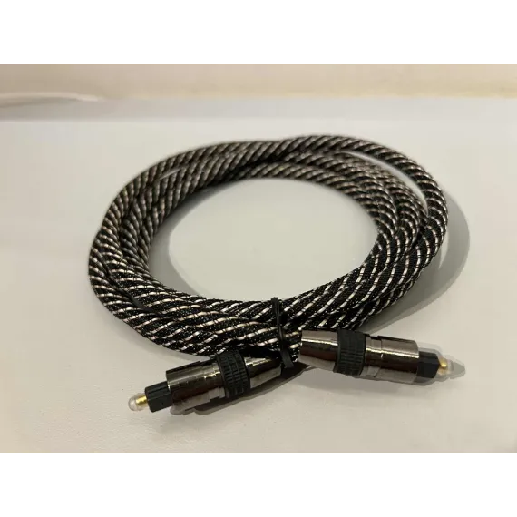 Optisk Toslink kabel – Premium nylon ca 1 meter