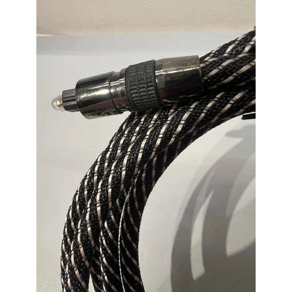 Optisk Toslink kabel – Premium nylon ca 1 meter