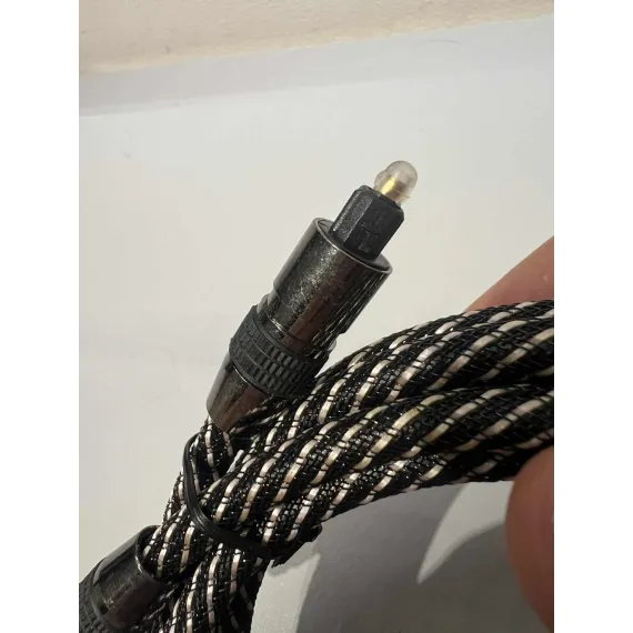 Optisk Toslink kabel – Premium nylon ca 1 meter